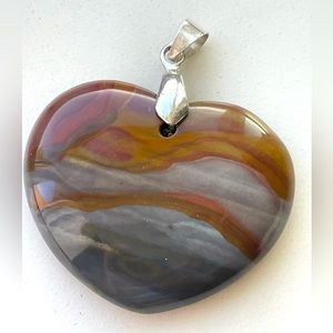 💕Another beautiful, Natural Polychrome Jasper pendant. ❤️